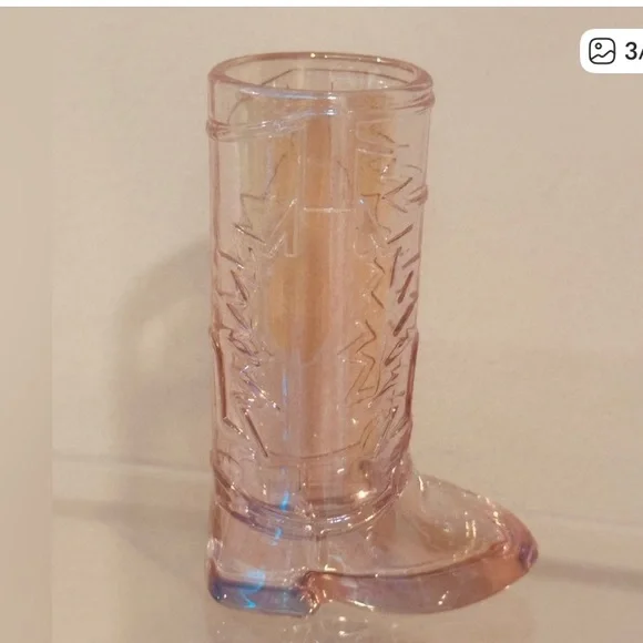 Iridescent Pink Cowboy Boot Shot Glasses - Set of 6 - Picture 6 of 8